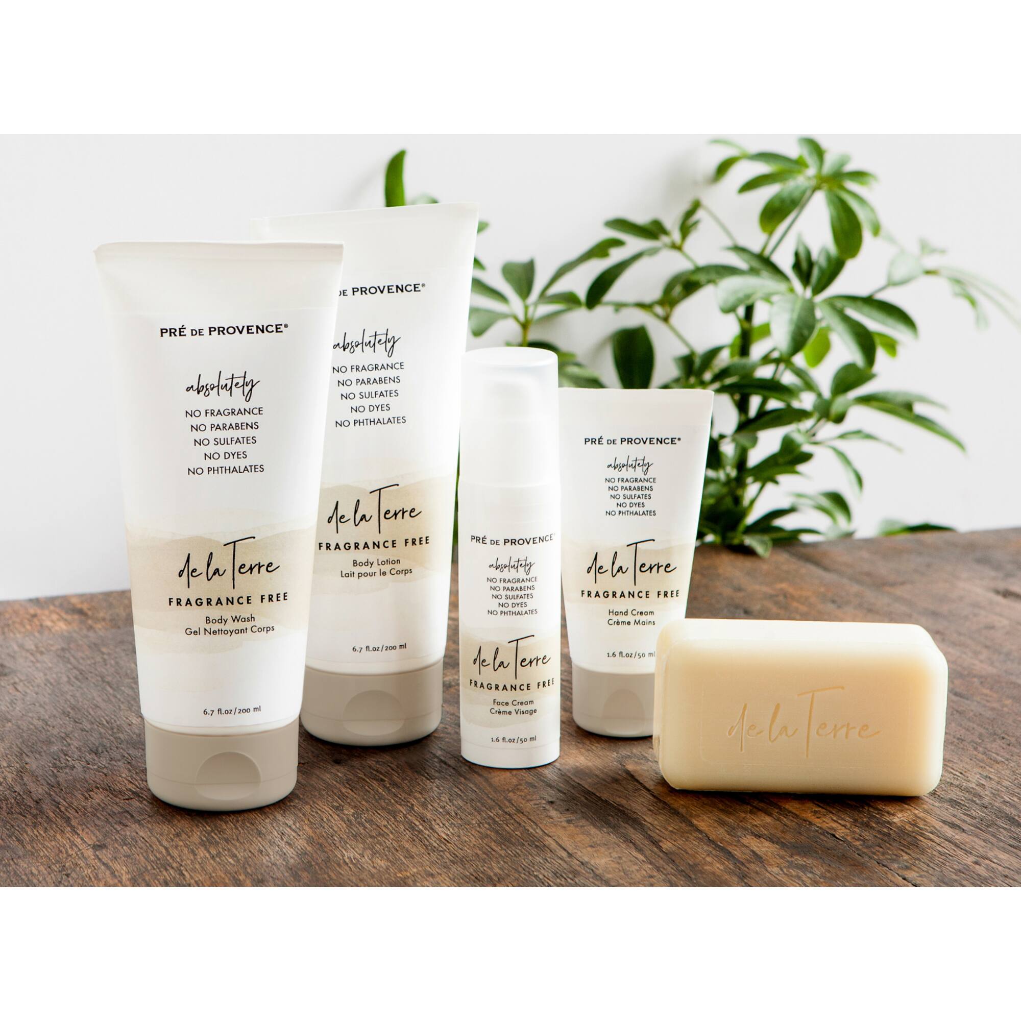 European Soaps Unscented De La Terre Hand Cream, 50mL
